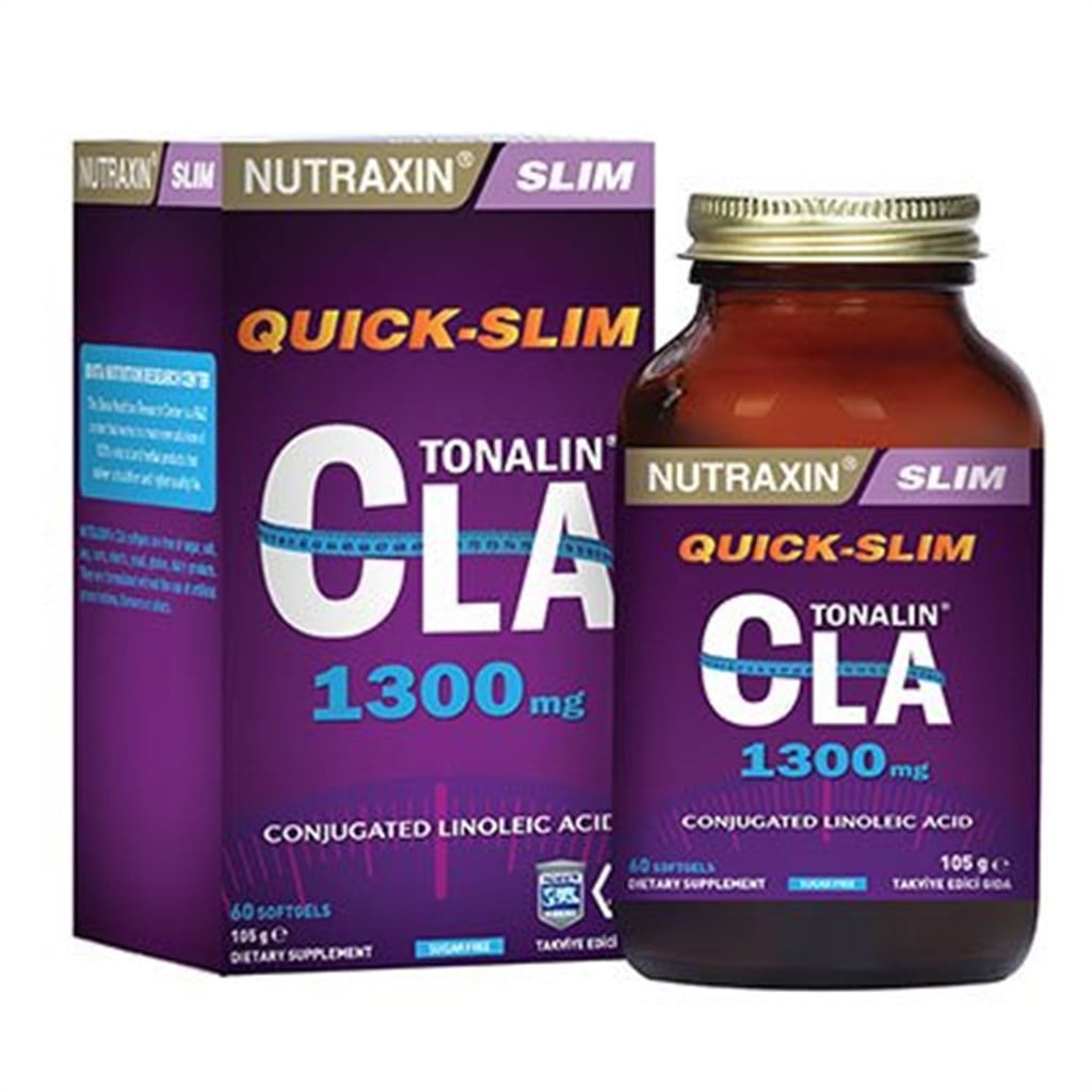Nutraxin Quick Slim Tonalin Cla 1300mg 60 Kapsül