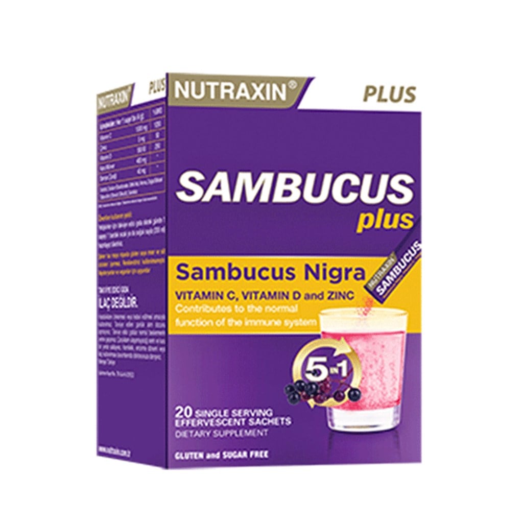Nutraxin Sambucus Plus Efervesan Saşe 20 Tablet