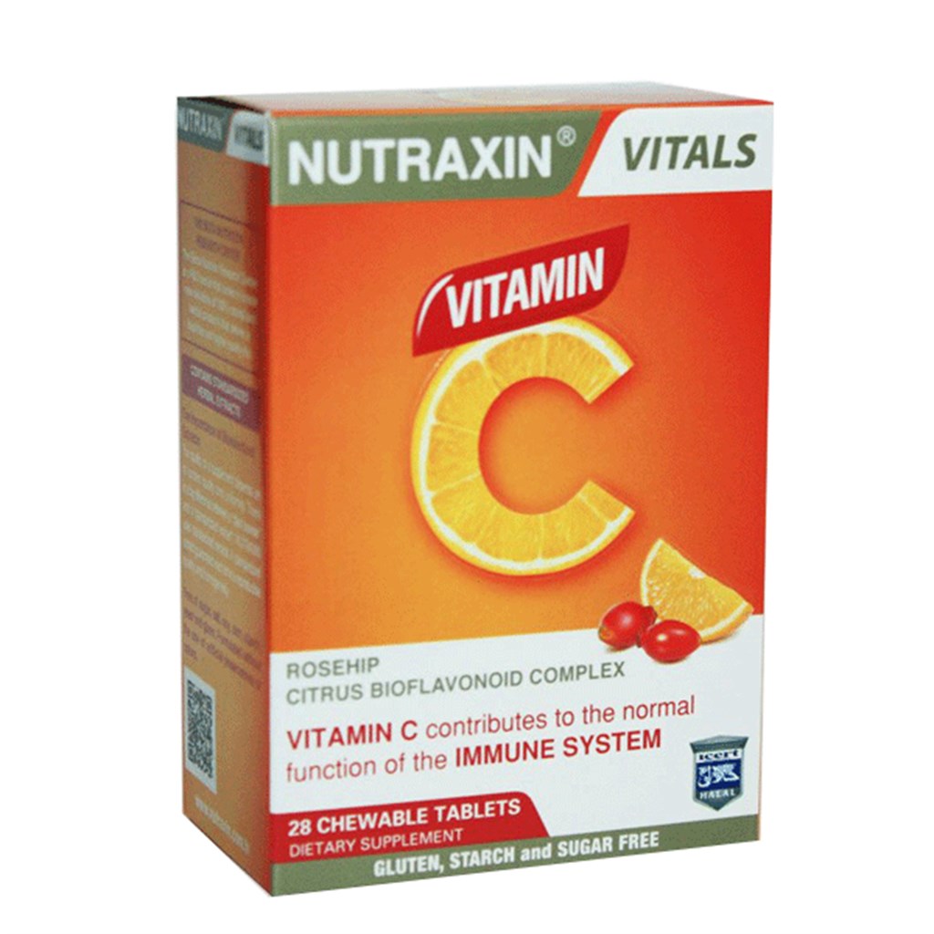 Nutraxin Vitamin C Çiğneme Tableti 28 Tablet