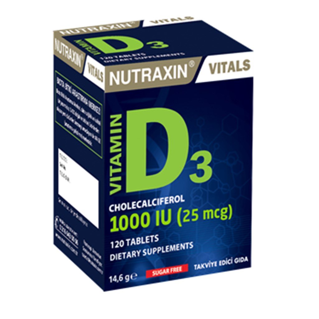 Nutraxin Vitamin D3 120 Tablet