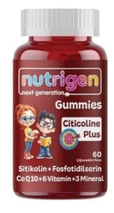 Nutrigen Gummies Citicoline Plus 60 Çiğnenebilir Form