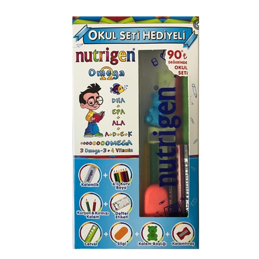 Nutrigen Omega 200 ml-Okul Hediye Seti