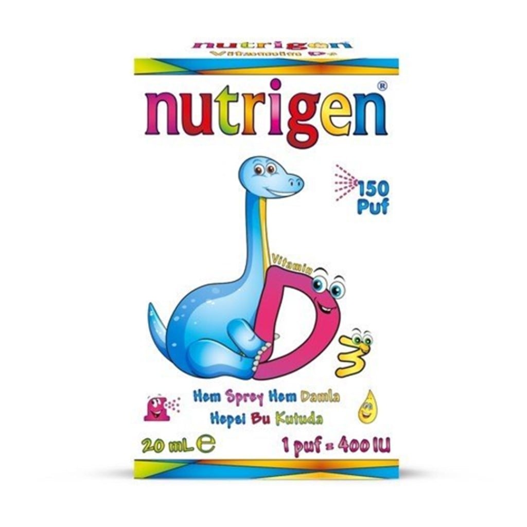 Nutrigen Vitamin D3 400 IU Sprey Damla 20 ml