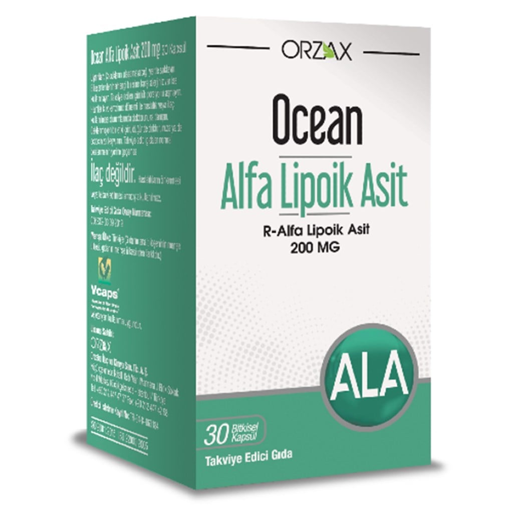 Ocean Alfa Lipoik Asit 200 mg 30 Kapsül