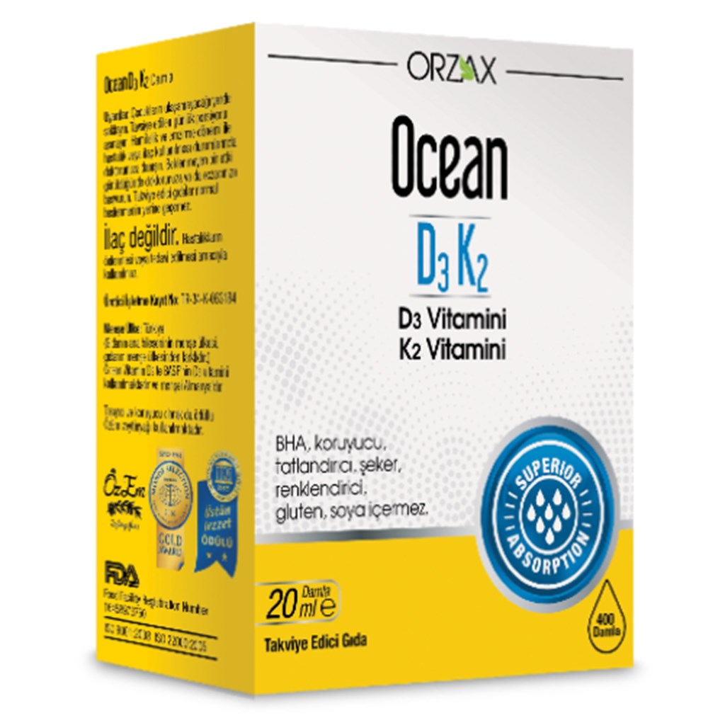 Ocean D3K2 20 ml Damla