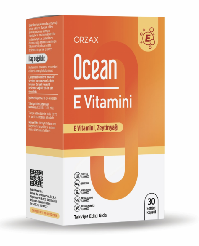 Ocean E Vitamini 30 Kapsül