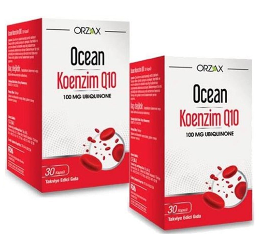Ocean Koenzim Q10 100 mg 2'li Paket 30 Kapsül