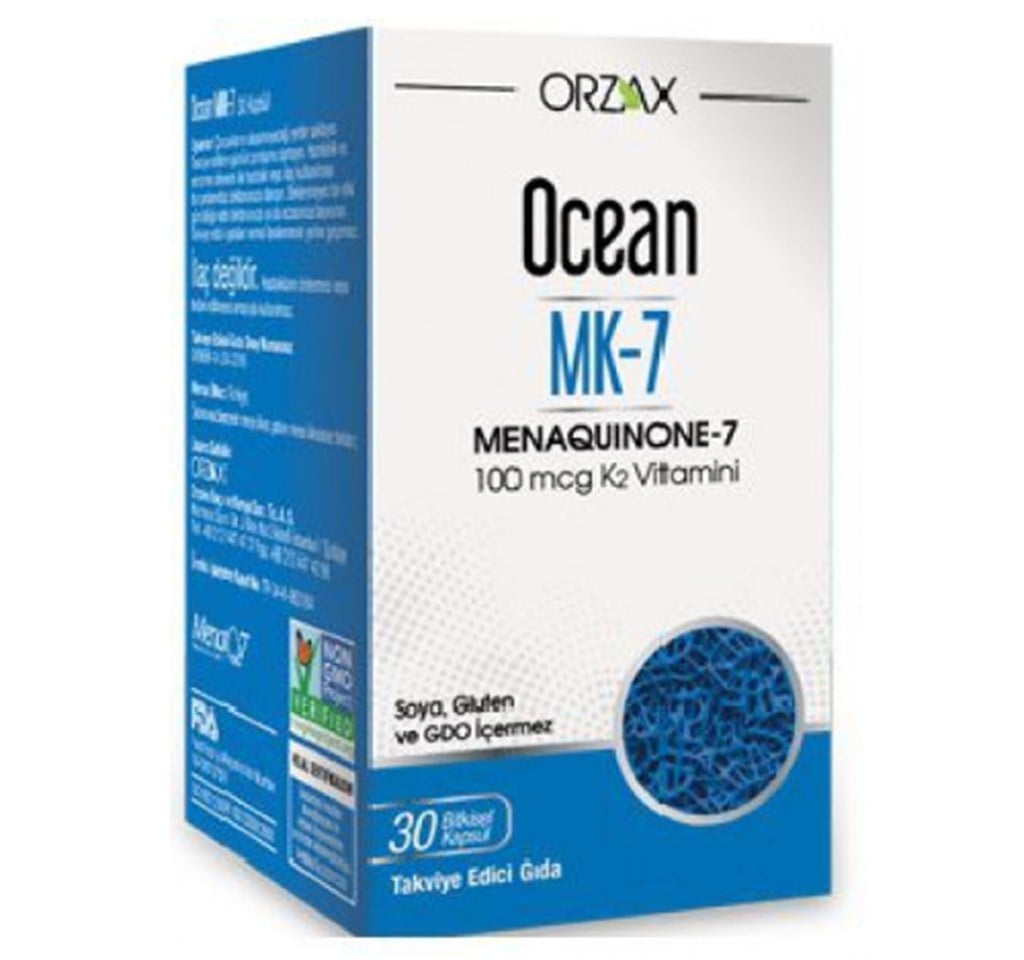 Ocean MK-7 100 mcg Vitamin K2 30 Kapsül