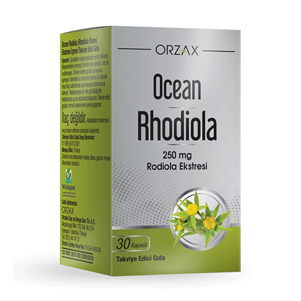 Ocean Rhodiola 250mg 30 Kapsül