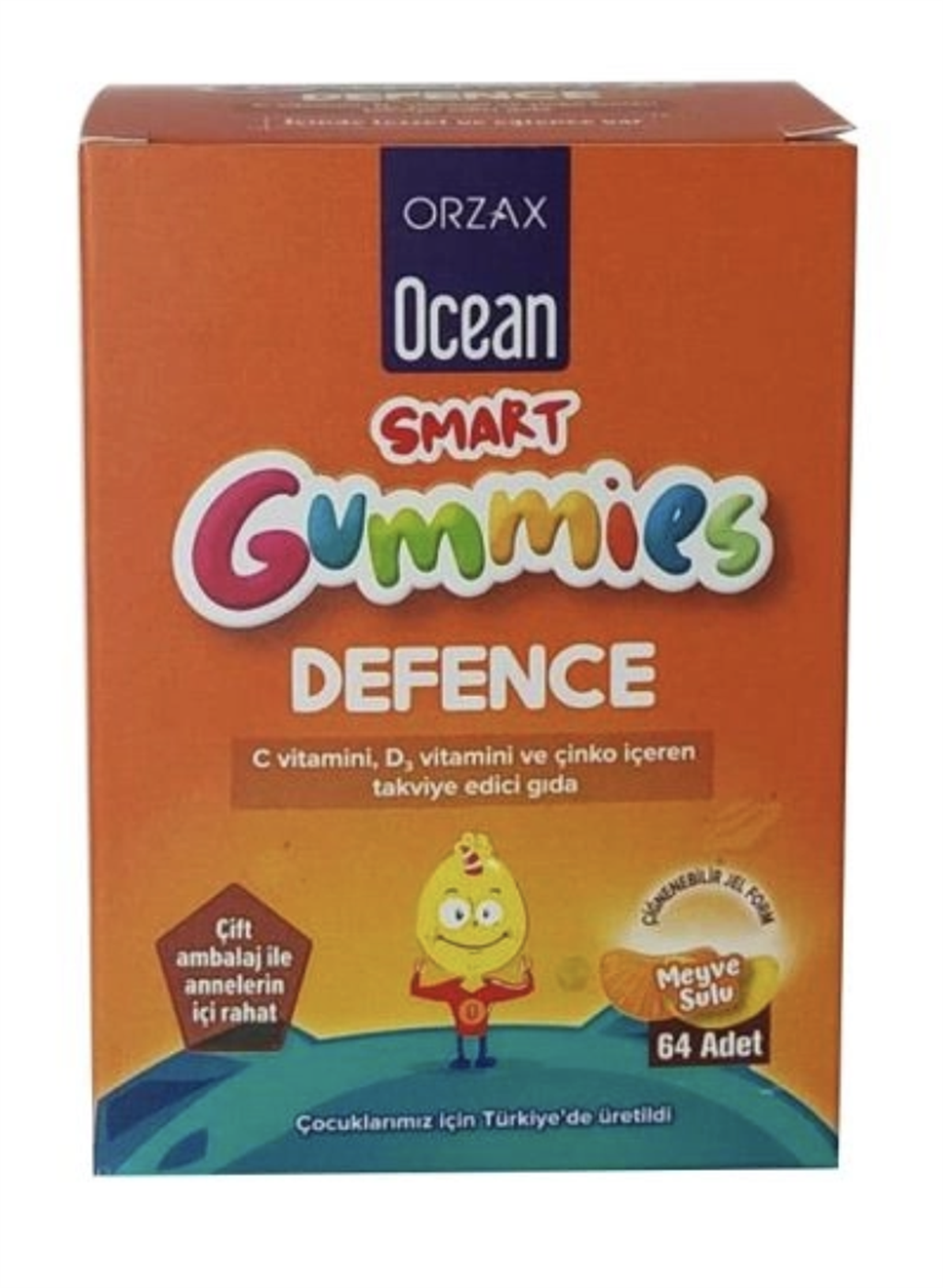 Ocean Smart Gummies Defence 64 Adet Çiğnenebilir Tablet