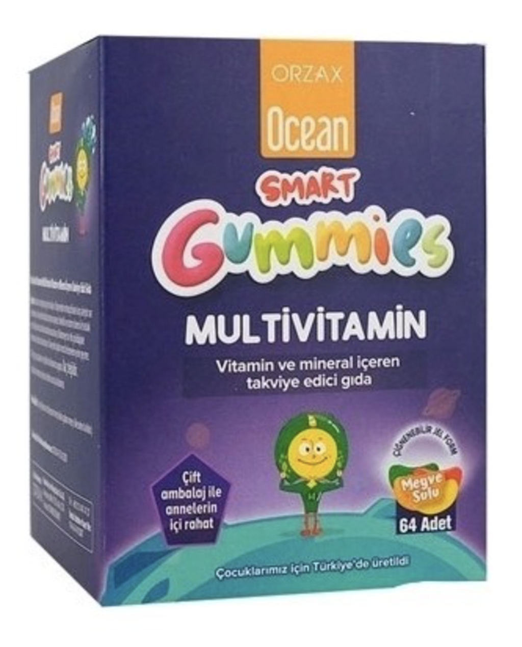 Ocean Smart Gummies Multivitamin 64 Adet Çiğnenebilir Tablet