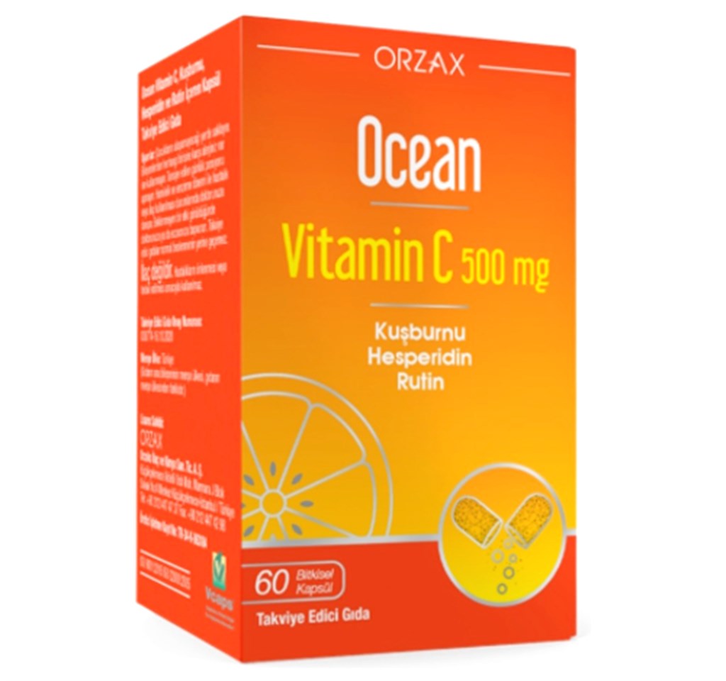 Ocean Vitamin C 500 mg 60 Kapsül