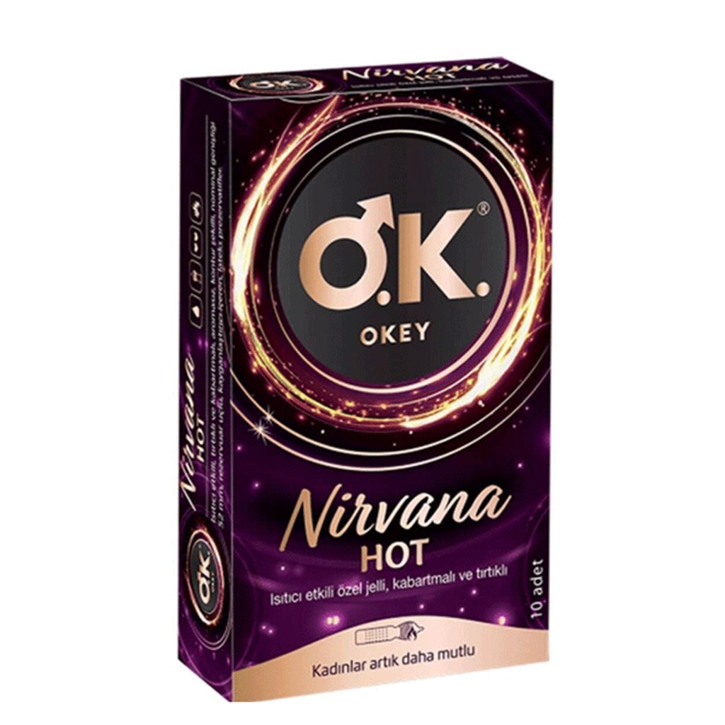 Okey Nirvana Hot Prezervatif 10 lu