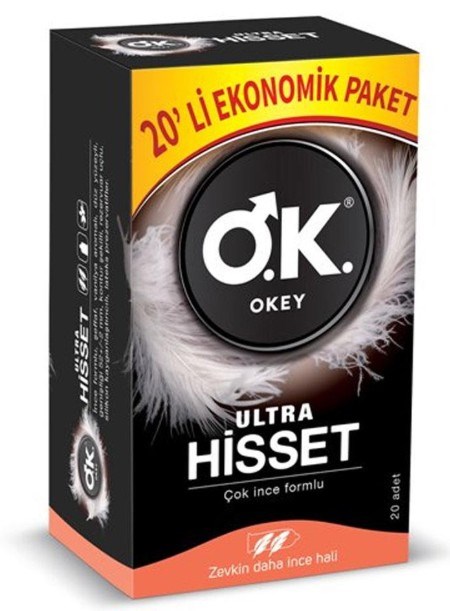 Okey Prezervatif Ultra Hisset 20 Adet