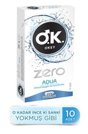 Okey Prezervatif Zero Aqua 10 Adet