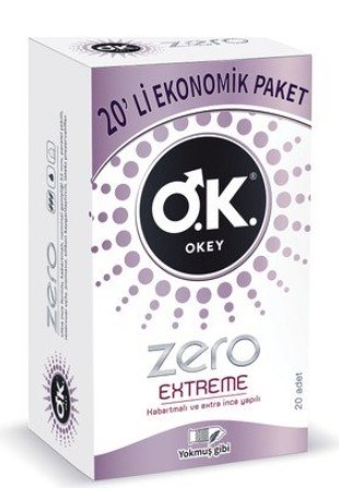 Okey Prezervatif Zero Extreme 20 Adet