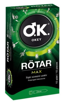 Okey Rötar Max Prezervatif 10 Adet