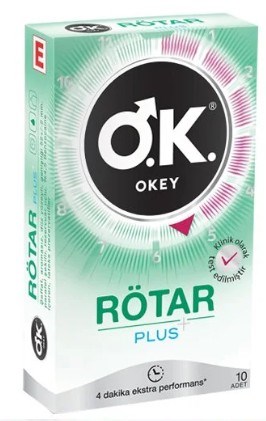 Okey Rötar Plus Prezervatif 10 lu