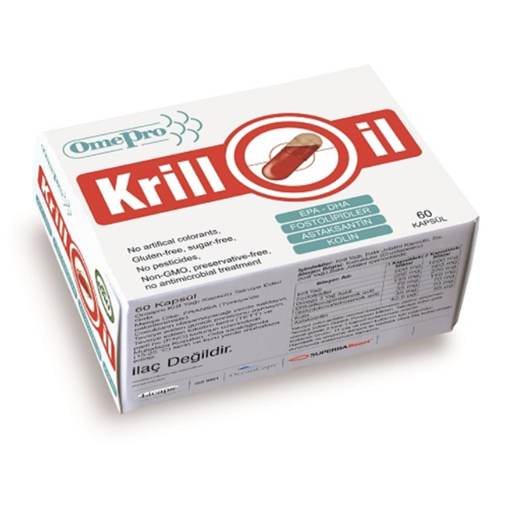 Omepro Krill Oil 60 Kapsül