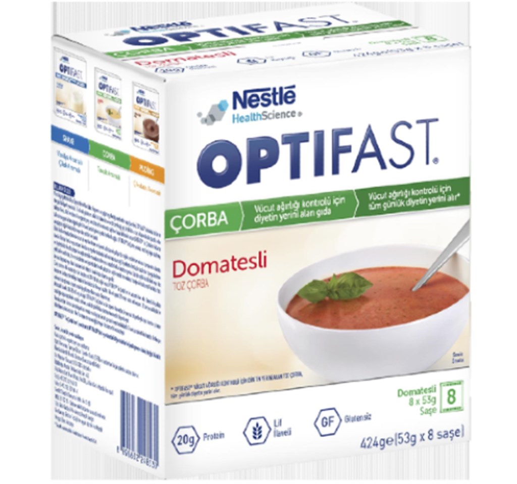 Optifast Domatesli Toz Çorba 8 Saşe
