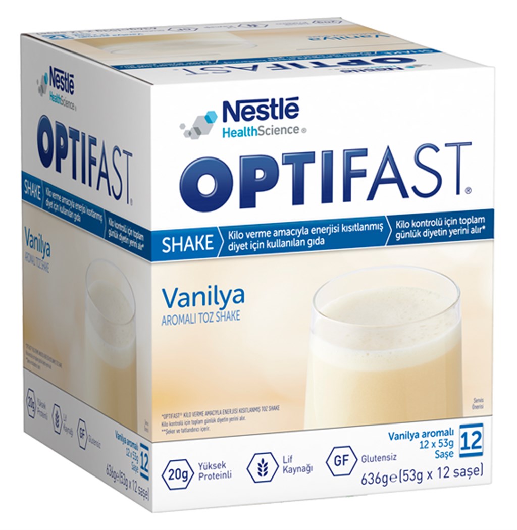 Optifast Milk Shake Vanilyalı 12 Saşe