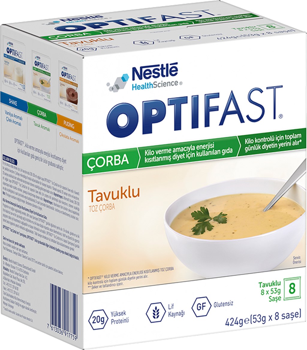 Optifast Tavuklu Toz Çorba 8 Şase