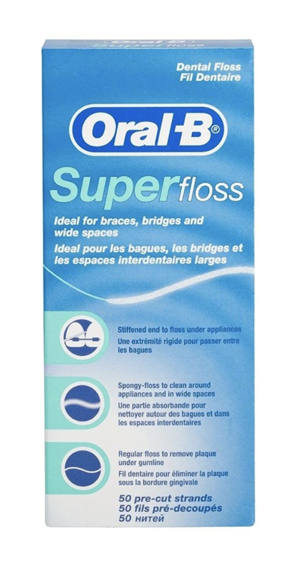 Oral-B Super Floss Diş İpi 50 Adet