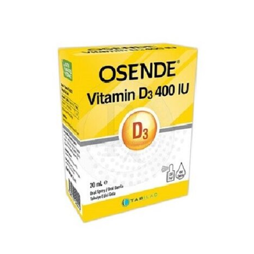 Osende Vitamin D3 400 IU Damla Sprey 20 ml