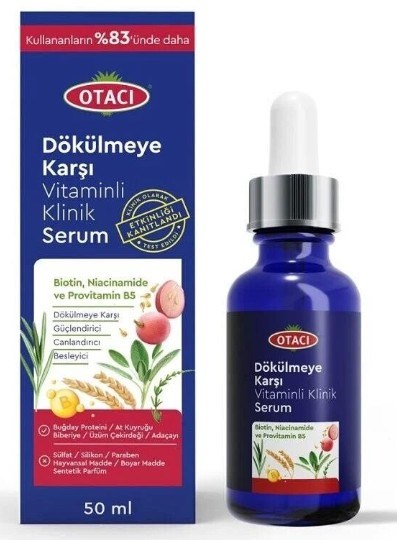 Otacı Dökülmeye Karşı Vitaminli Klinik Serum 50 ml
