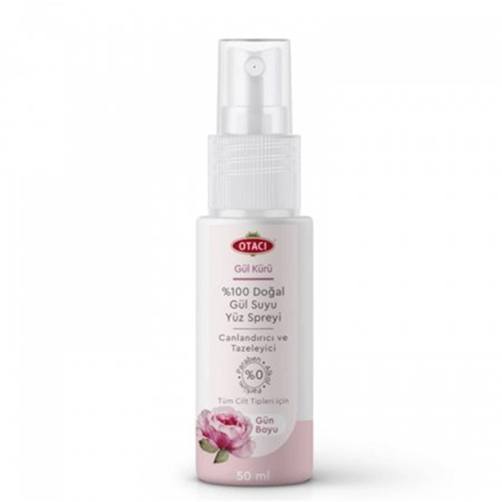 Otacı Gül Kürü Gül Suyu Yüz Spreyi 50 ml