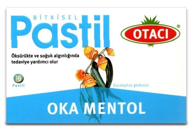 Otacı Oka Mentol Pastil 16 Adet