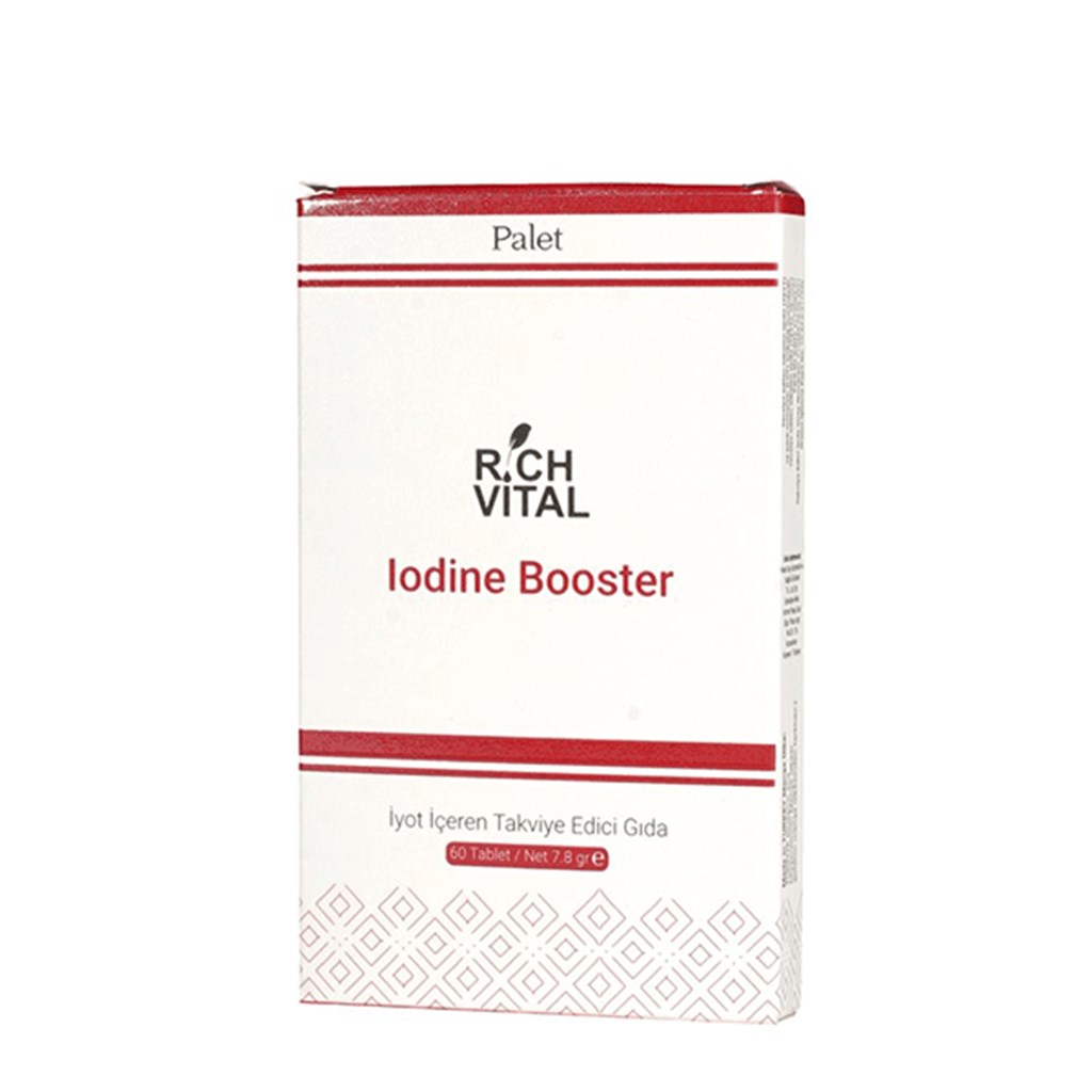 Palet Rich Vital İodine Booster 60 Tablet