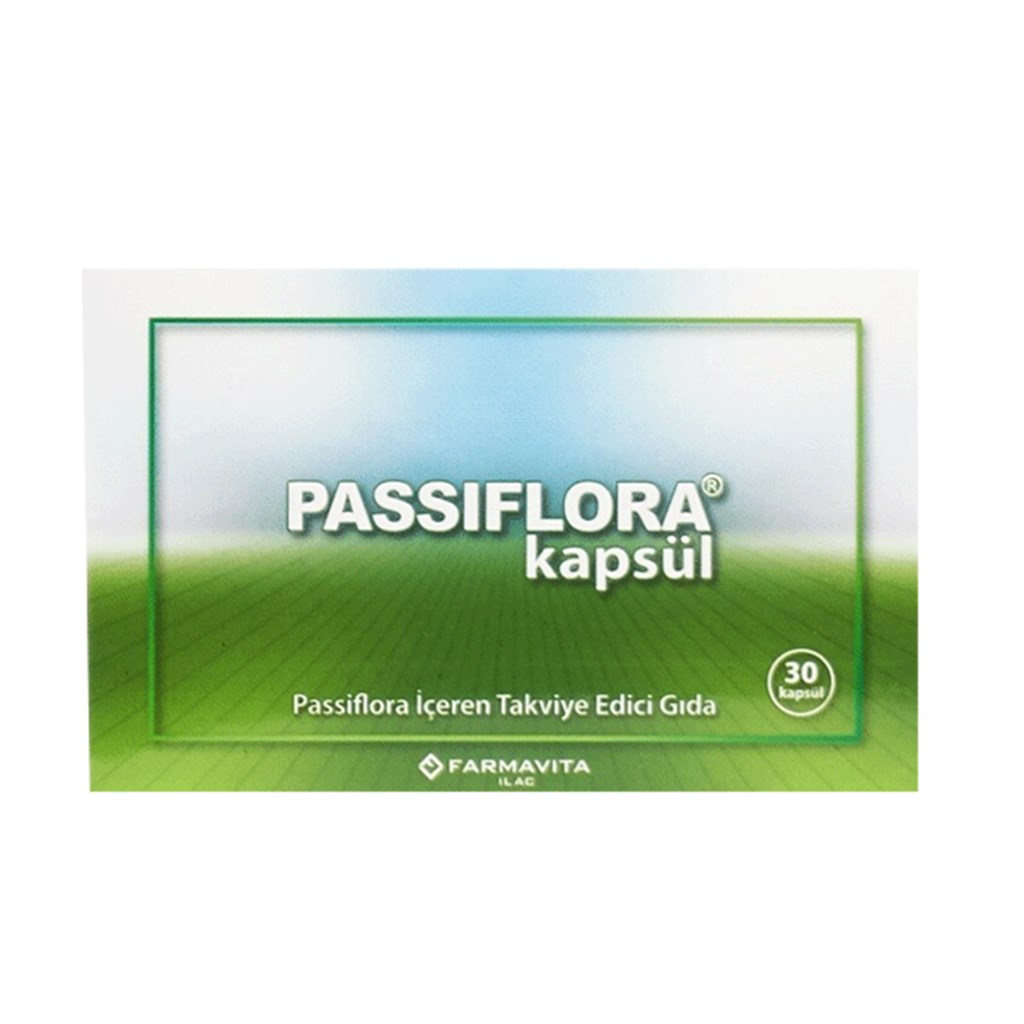 Passiflora Takviye Edici Gıda 30 Kapsül