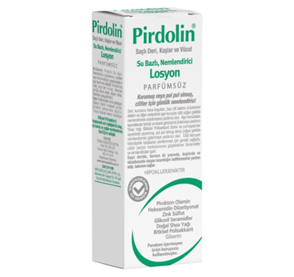 Pirdolin Su Bazlı Nemlendirici Kepek Losyonu 60 ml