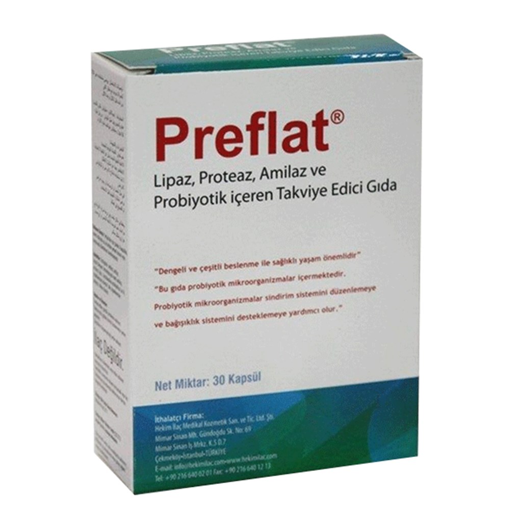 Preflat 30 Kapsül