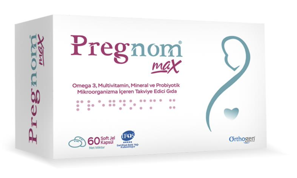 Pregnom MAX 60 Soft Gel Kapsül