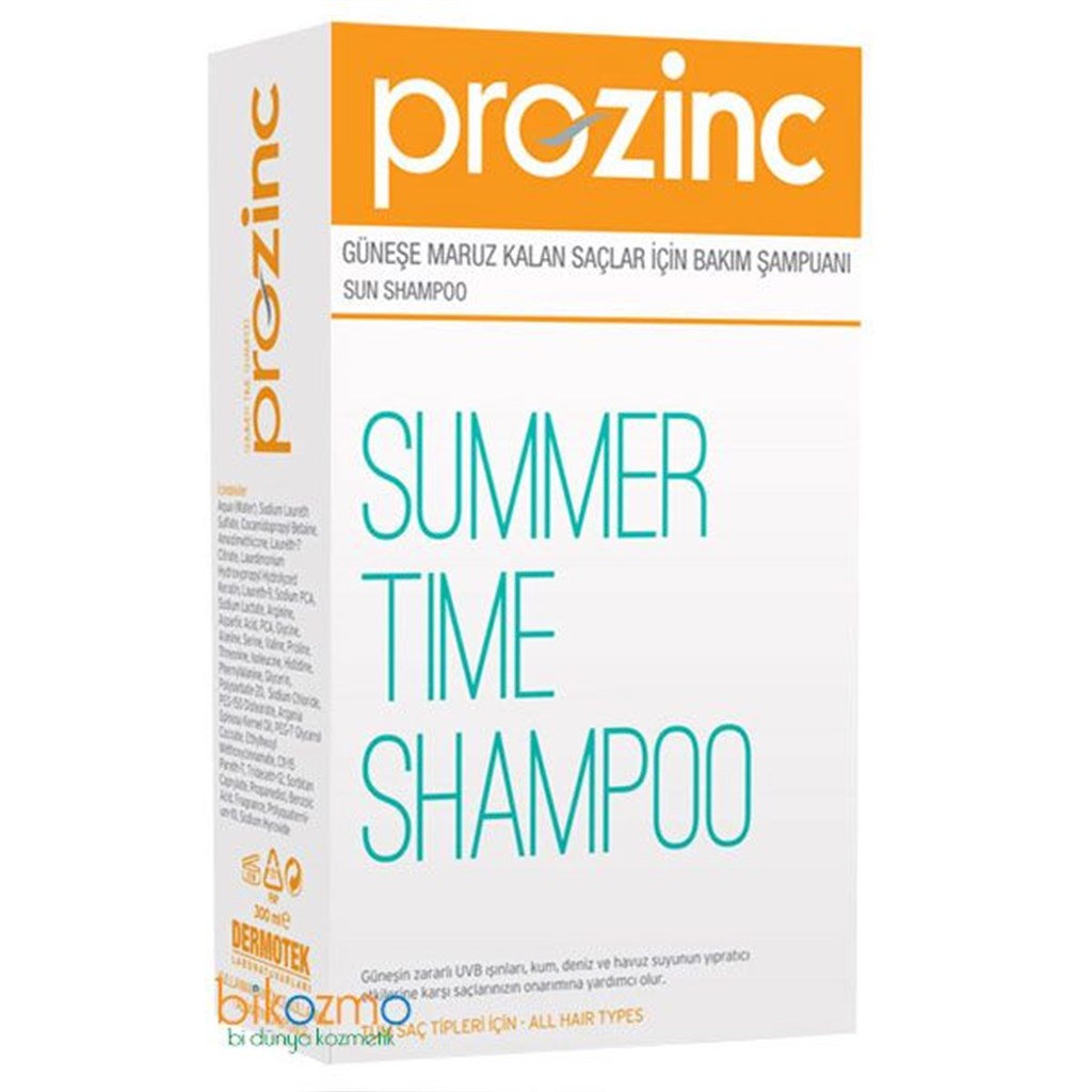 PROZINC SUMMER TİME GÜNEŞE MARUZ KALAN SAÇLAR İÇİN ŞAMPUAN 300ML