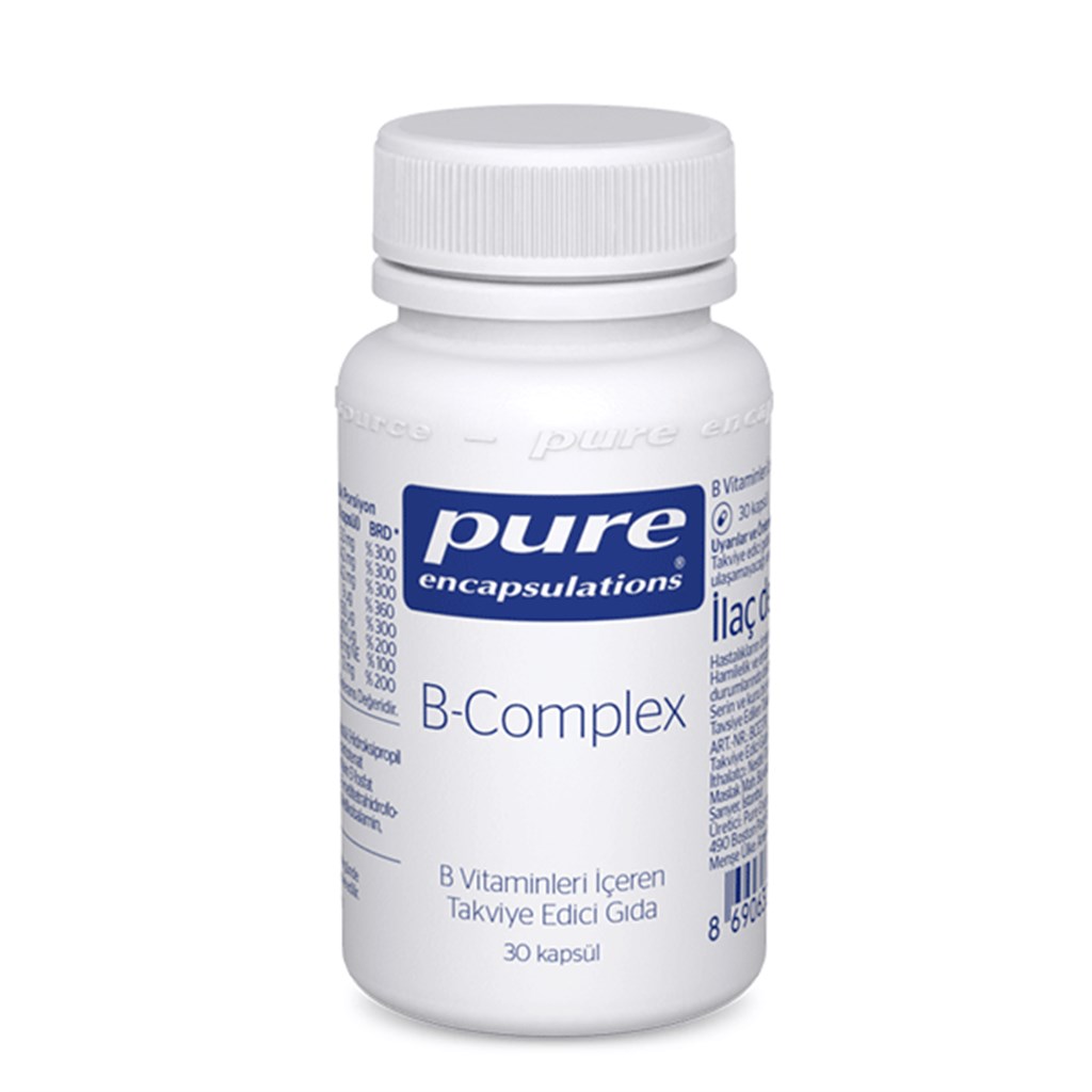 Pure Encapsulations B-Complex B Vitaminleri İçeren Takviye Edici Gıda 30 Kapsül