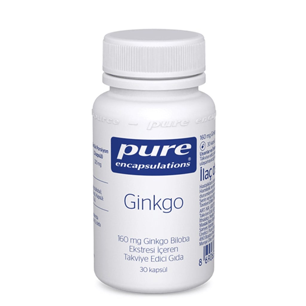 Pure Encapsulations Ginkgo 50 160 mg Ginkgo Biloba 30 Kapsül