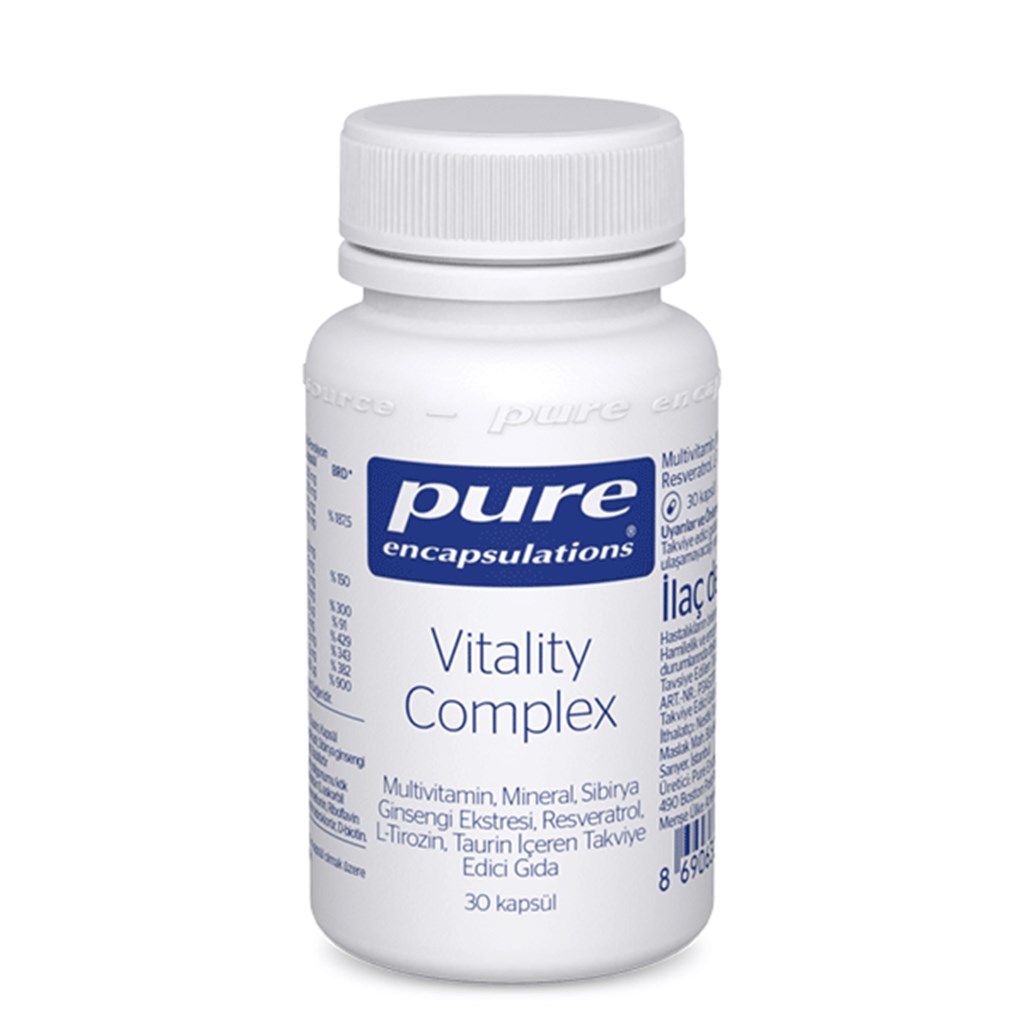 Pure Encapsulations Vitality Complex 30 Kapsül