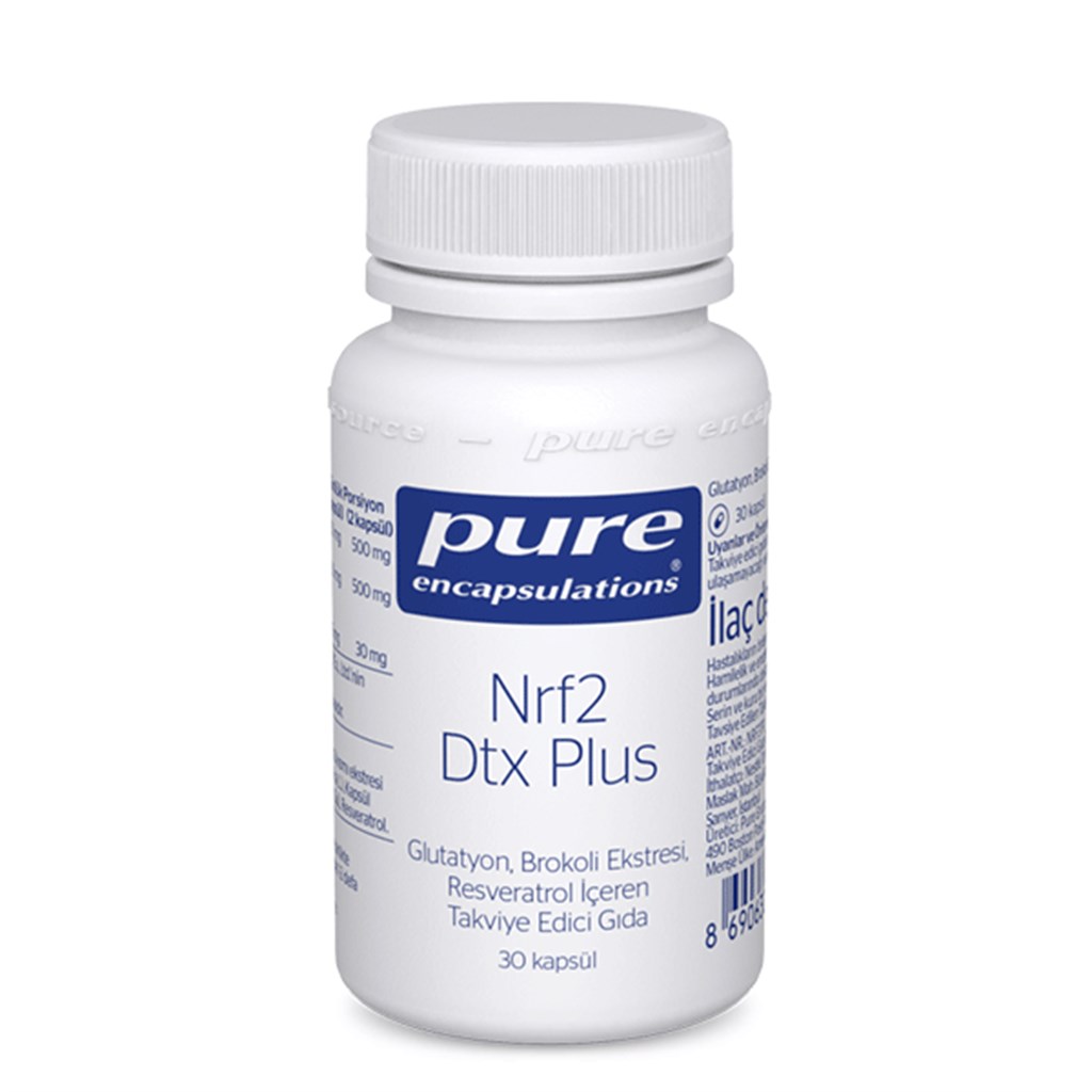Pure Nrf2 Dtx Plus Glutatyon Brokoli Ekstresi İçeren Takviye Edici Gıda 30 Kapsül