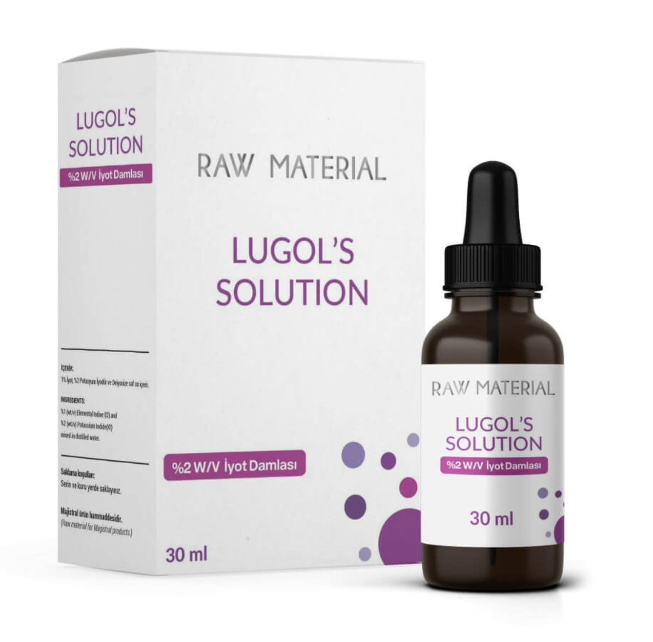 Raw Material More Than Lugol's Solution %2 İyot Damla 30 ml