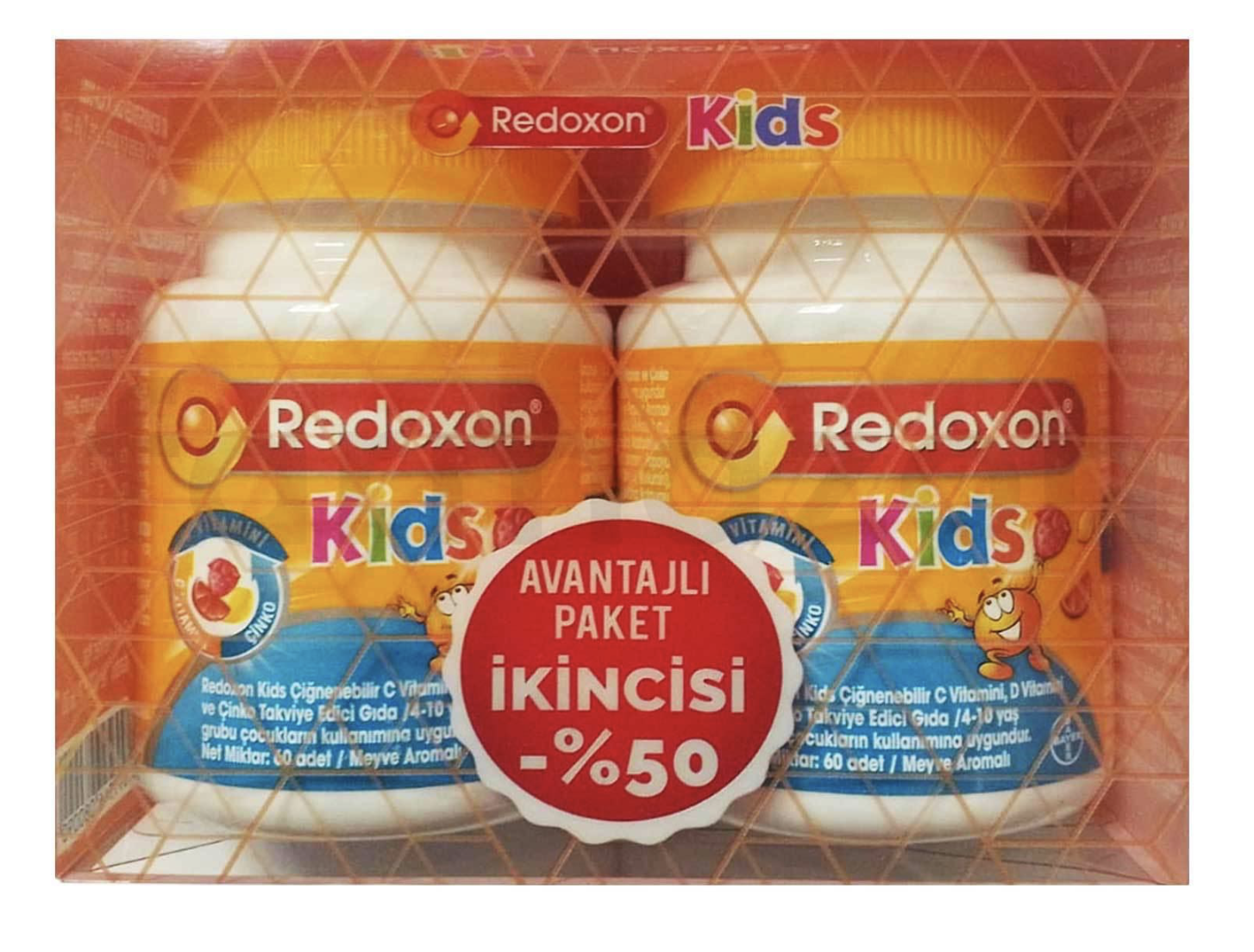 Redoxon Kids Çiğneme 60 Tablet 2 Adet