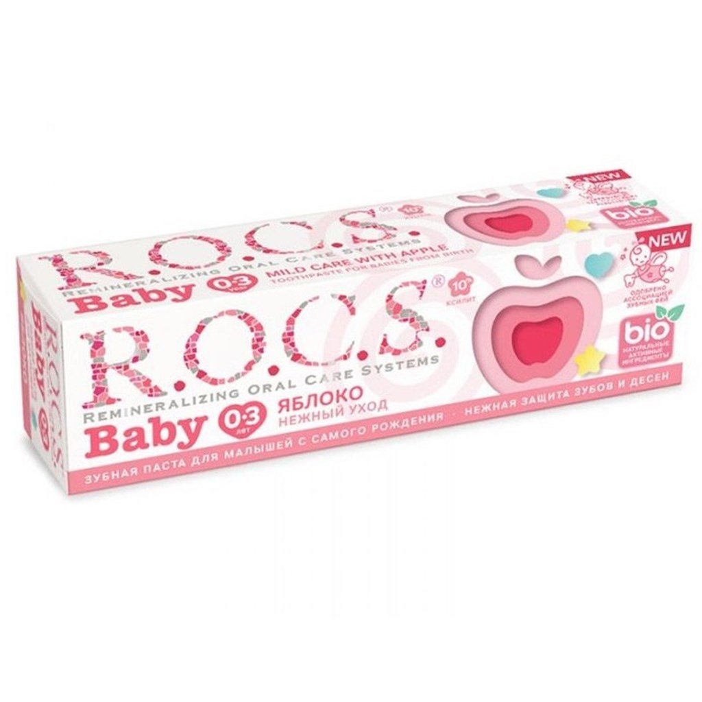 ROCS Baby Elma Püreli Diş Macunu 0-3 Yaş 35ml