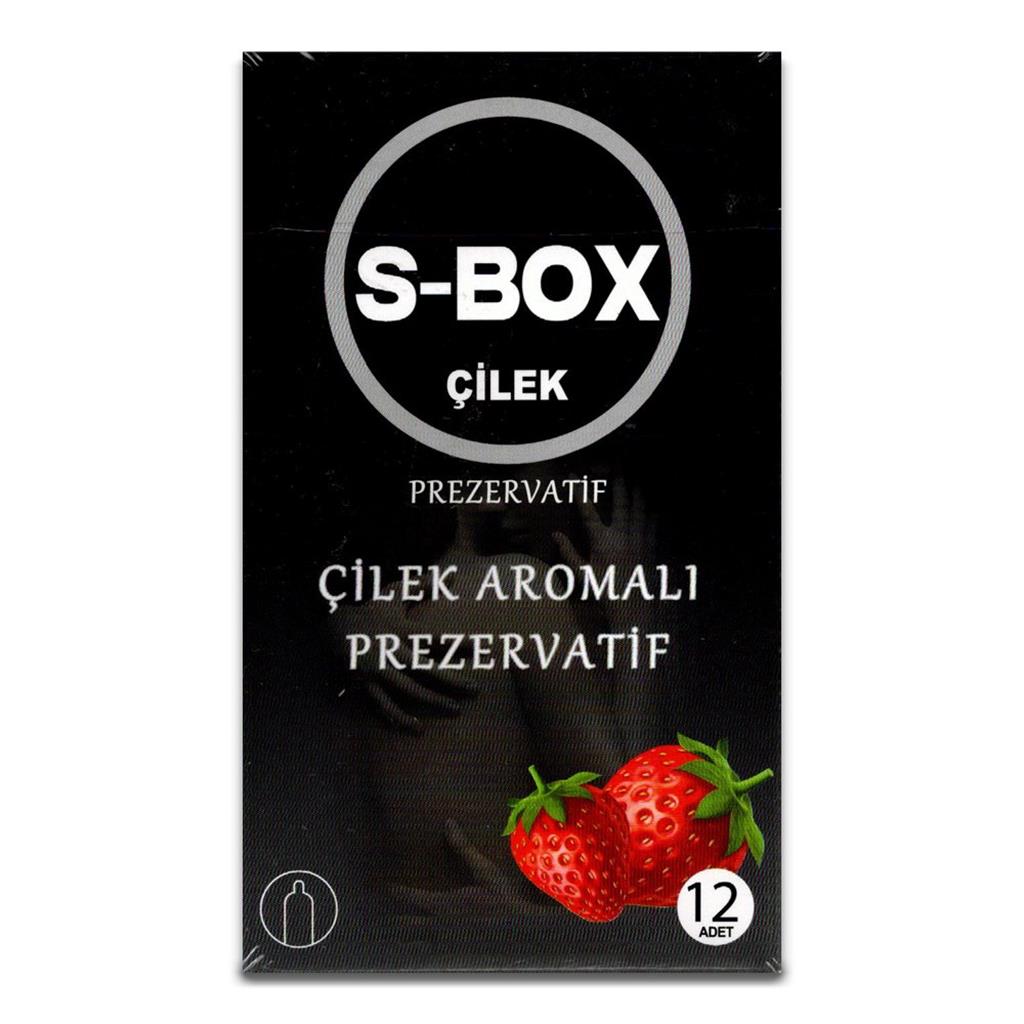S-BOX Çilek Aromalı Prezervatif 12 li