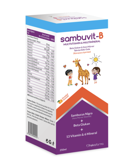 Sambuvit - B Multivitamin Şurup 250 ml