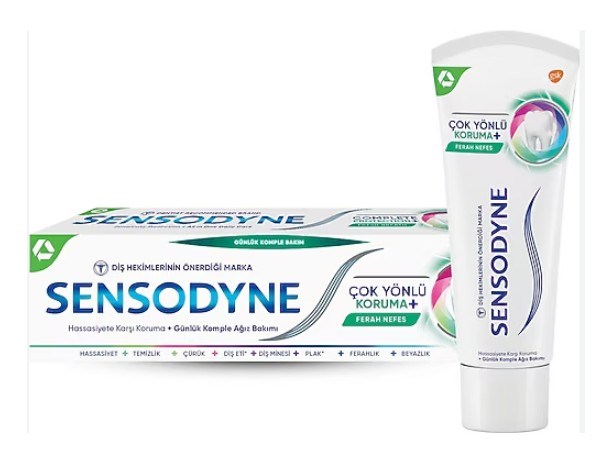 Sensodyne Çok Yönlü Koruma + Ferah Nefes Diş Macunu 75 ml