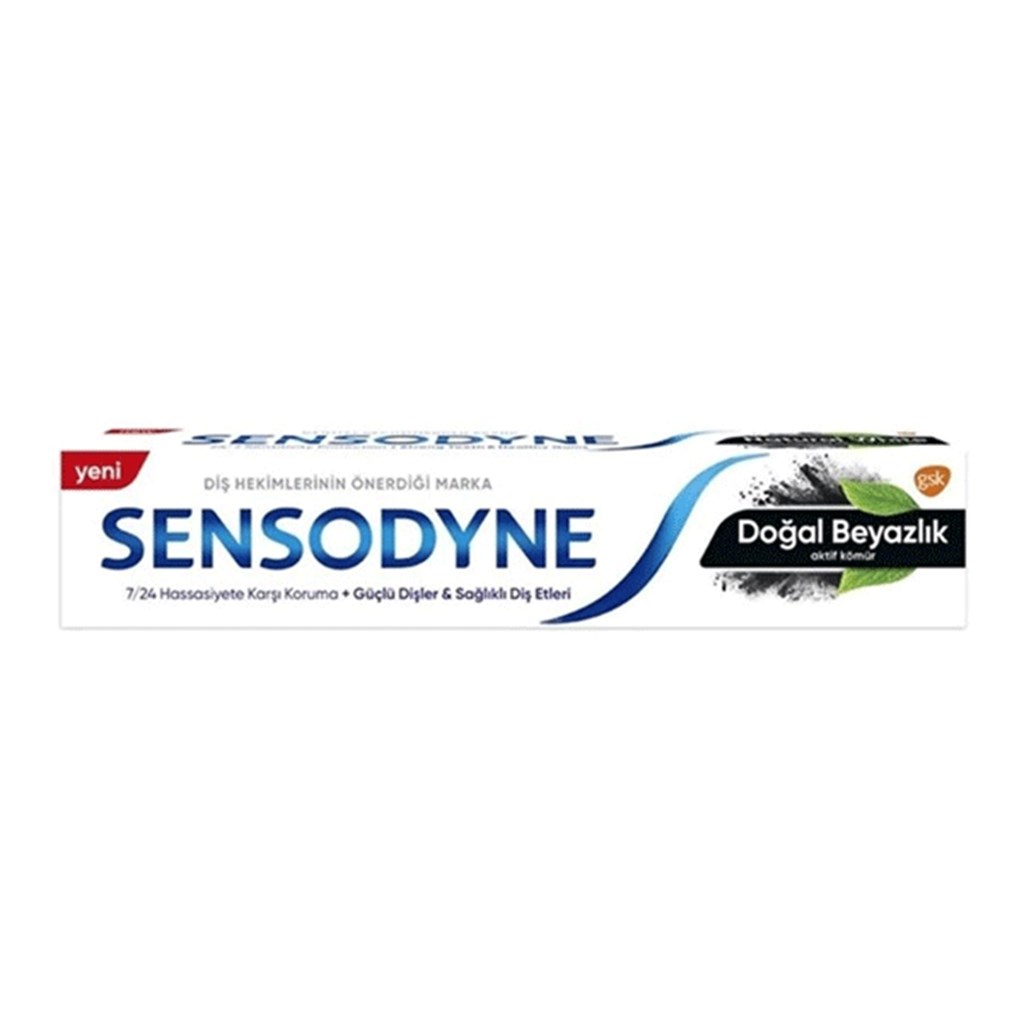 Sensodyne Doğal Beyazlık Aktif Kömür Diş Macunu 75 ml