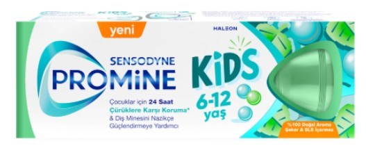 Sensodyne Promine Kids Çürüklere Karşı Koruma Diş Macunu 6-12 Yaş 50 ml