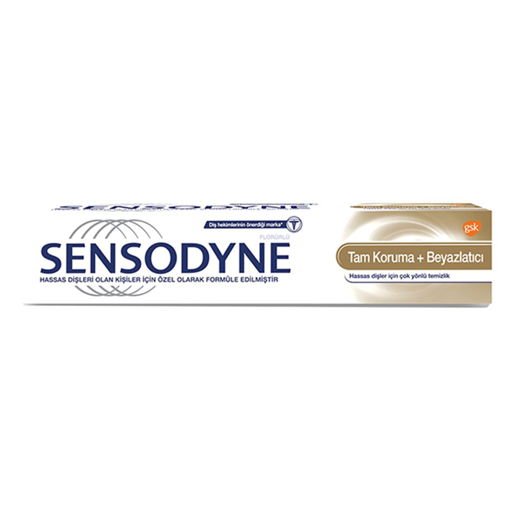 Sensodyne Tam Koruma & Beyazlatıcı Diş Macunu 75 ml
